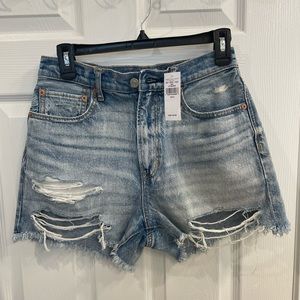 NWT American Eagle high rise shorts size 6